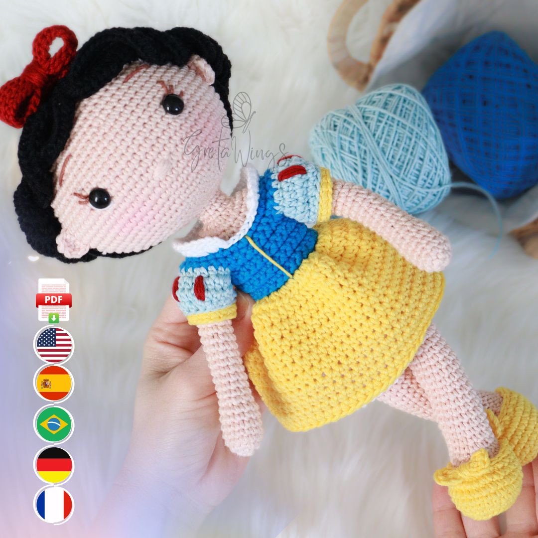 Amigurumi Princesas Disney Princess Snow White Amigurumi Crochet - Main Image